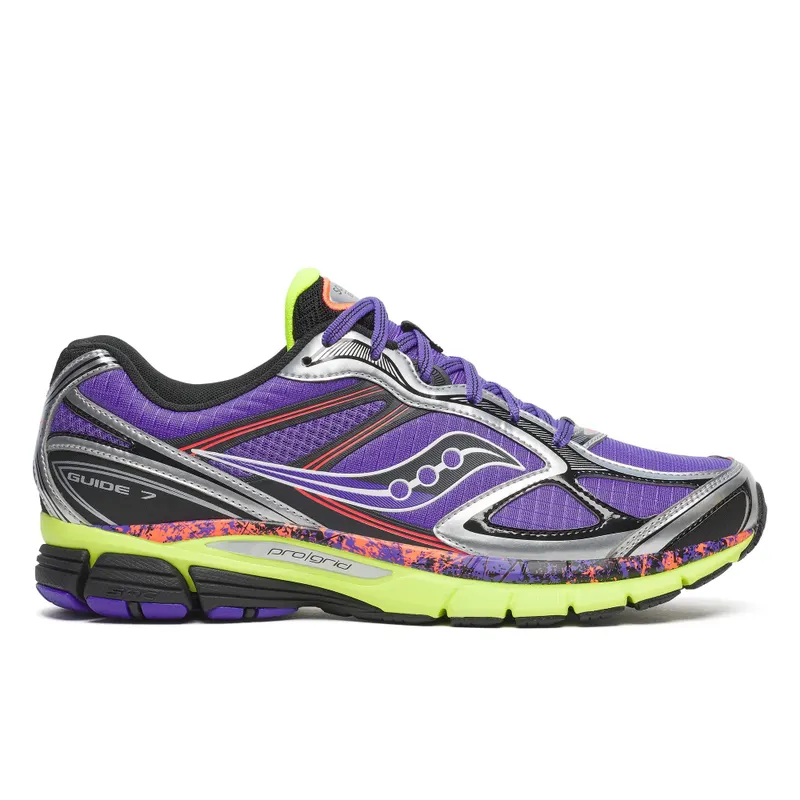 SAUCONY ProGrid Guide 7 Hi Octane “Purple / Citron” | S70995-2