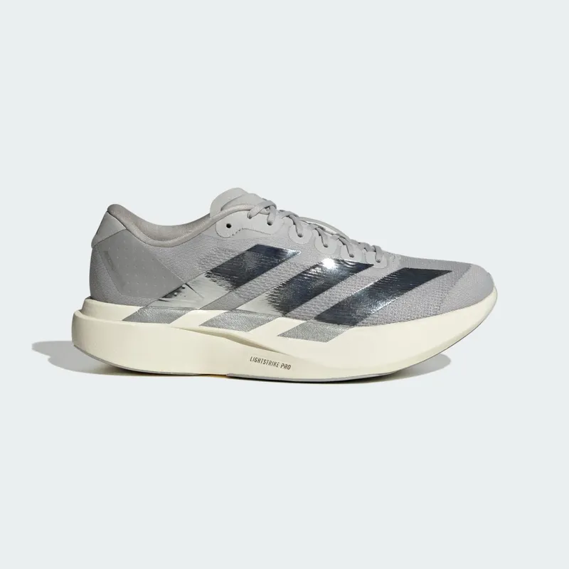 Adidas Adizero Evo SL Metallic Stripes “Grey Silver” “Metallic/Grey/Silver” | KJ9664