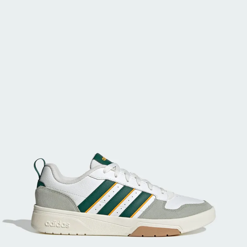 Adidas COURTWAVE SCHOENEN Core White / Collegiate Green / Crew Yellow | KI9127
