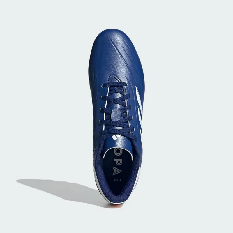 Adidas Copa Pure II.4 Flexible Ground “Marinerush Pack” “Lucid Blue / Cloud White / Solar Red” | IE4906