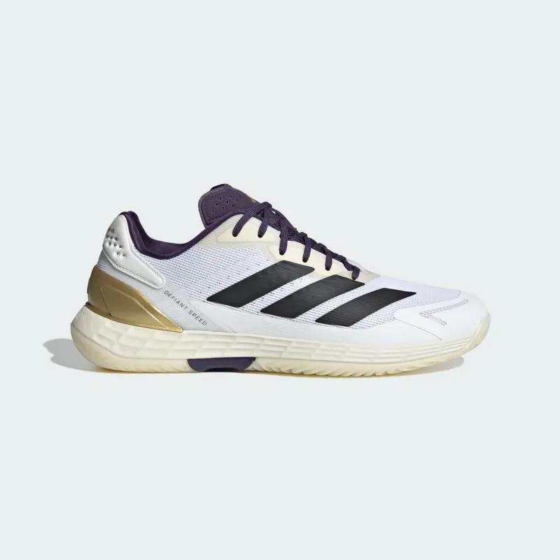 adidas Defiant Speed 2 Cloud White Core Black Aurora Plum | JR2008