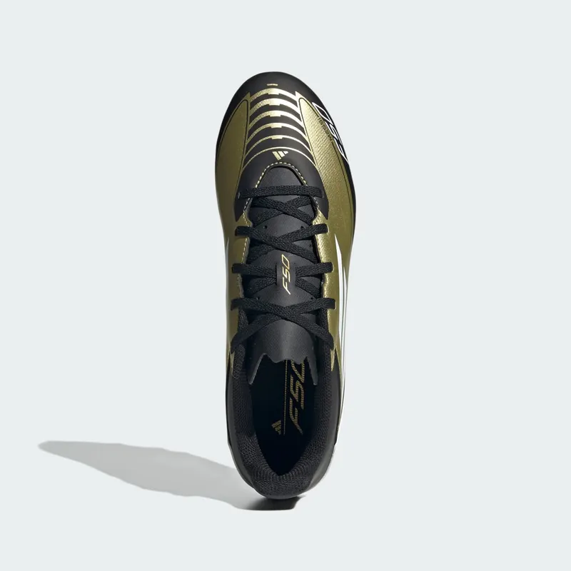adidas F50 Club FG Messi “Gold Metallic / Cloud White / Core Black” | IG9331