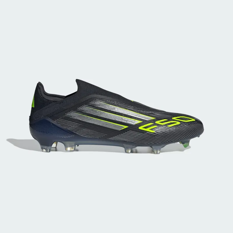 adidas F50 Elite Laceless FG Core Black Iron Metallic Lucid Lemon | JH7629