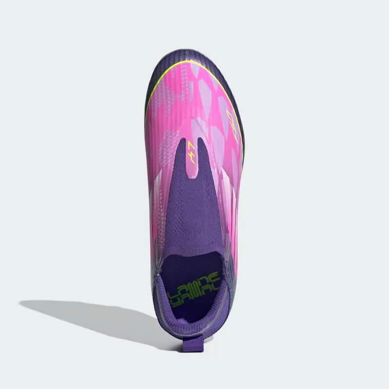adidas F50 League Laceless FG/MG Lamine Yamal Future Icons Pack “Unity Purple / Footwear White / Lucid Lemon” | JQ9752