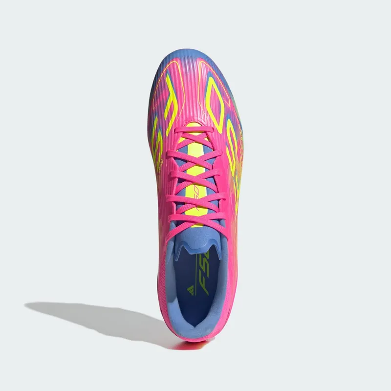 Adidas F50 LEAGUE FG/MG “Pink” “Lucid Pink / Lucid Lemon / Blue Fusion” | IE1291