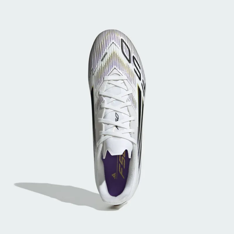 adidas F50 League FG/MG Road to Glory Pack “Cloud White / Core Black / Gold Metallic” | JI0005