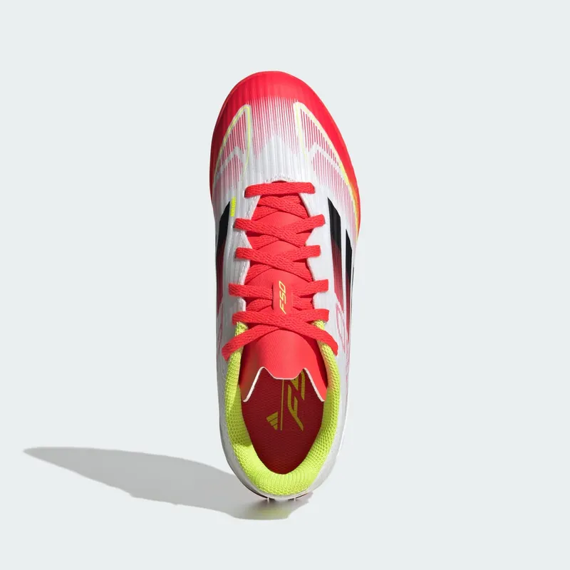 adidas F50 League Turf Solar Pack “Cloud White / Core Black / Solar Yellow” | IE3753