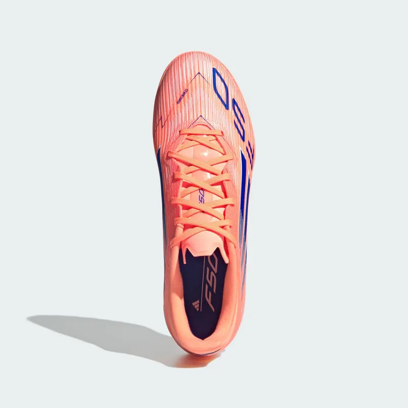 Adidas F50 League Turf Boots “Beam Orange / Lucid Blue / Cloud White” | JH7723