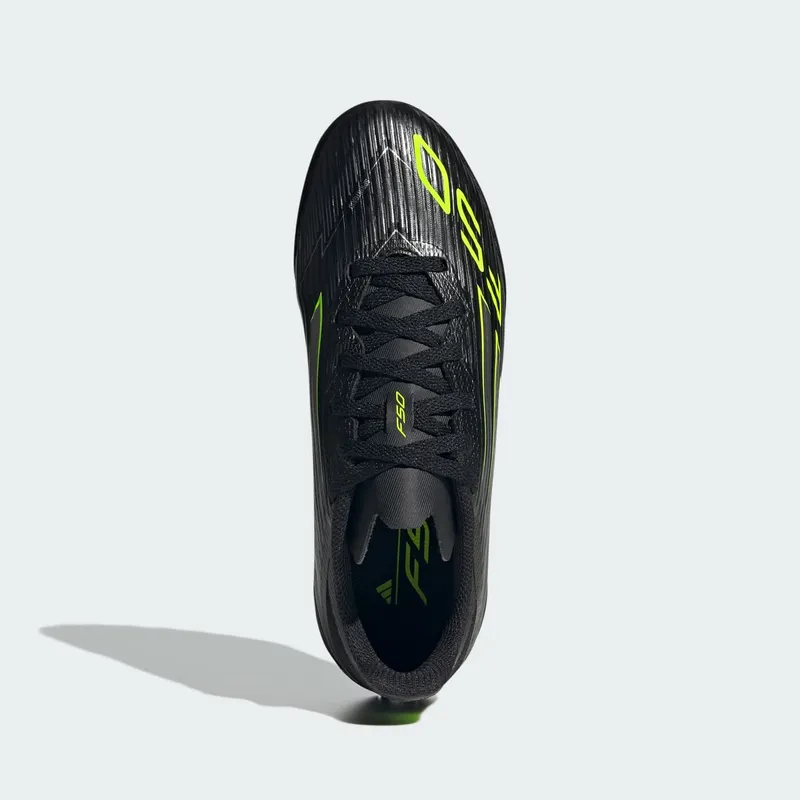 adidas F50 League Turf Core Black Iron Metallic Lucid Lemon | JH9999
