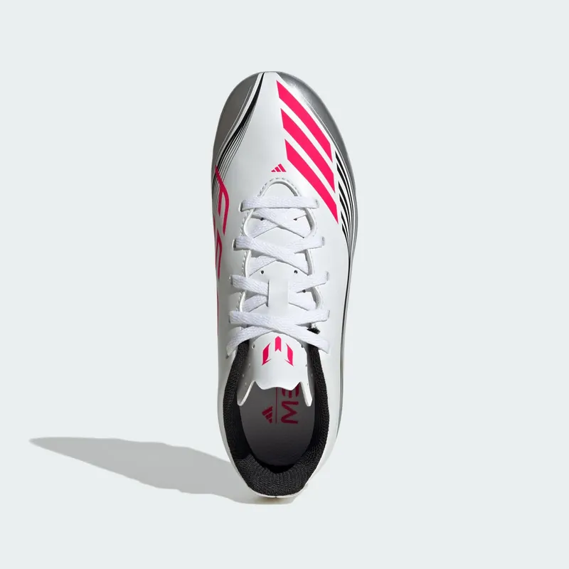 adidas F50 Club FG/MG Messi Prestig10 Pack “Cloud White / Lucid Red / Silver Metallic” | JP7457