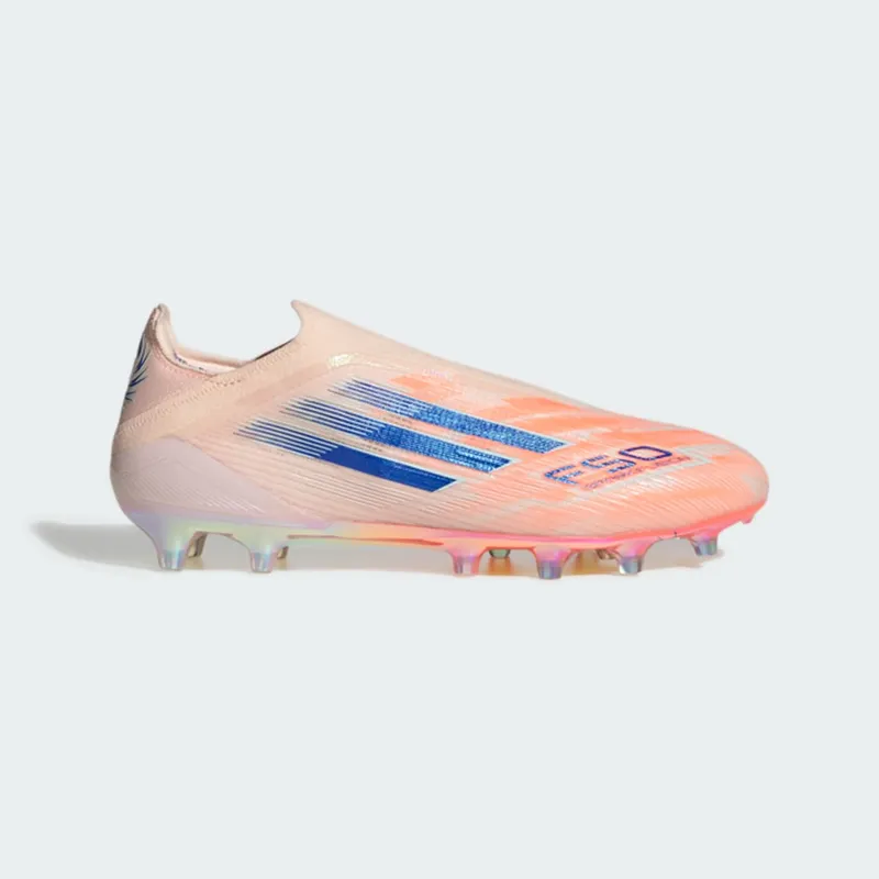 Adidas F50 Sparkfusion Elite Laceless FG “Bliss Orange / Lucid Blue / Beam Orange” | JQ6354