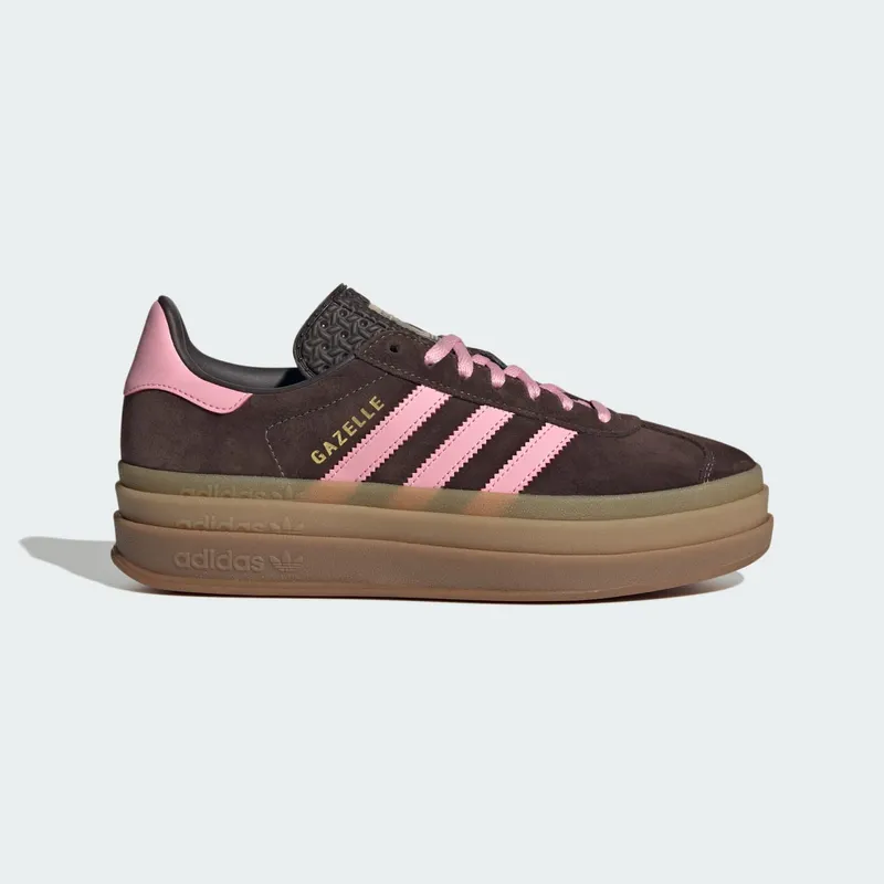 Adidas Gazelle Bold “Aurora Coffee Light Pink” “Aurora Coffee / Light Pink / Gold Metallic” | IH6786
