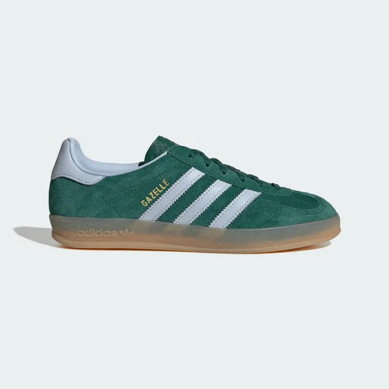 Adidas Gazelle Indoor “Collegiate Green Crystal Sky” “Collegiate Green / Crystal Sky / Gum” | IH6799