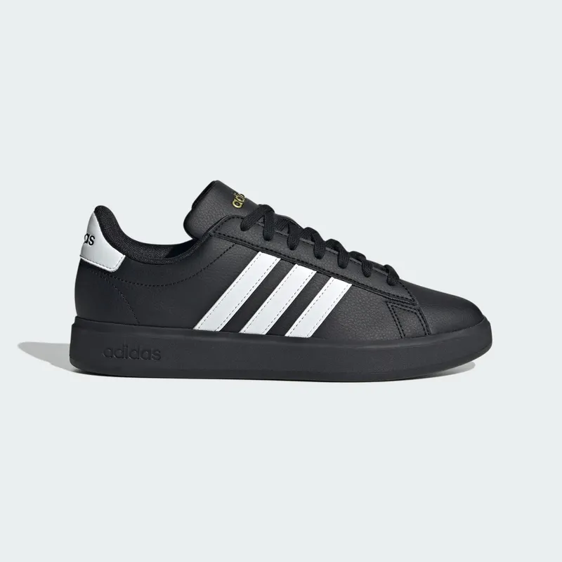 Adidas Grand Court 2.0 “Core Black White” “Core Black / Cloud White / Gold Metallic” | JH7243