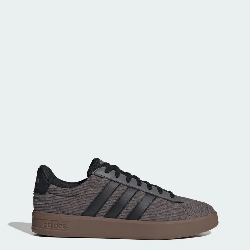 Adidas GRAND COURT 3.0 SCHOENEN Charcoal / Core Black / Gum | KH9515