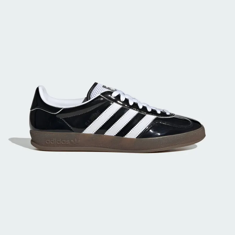 adidas Gazelle Indoor Core Black Patent Leather “Core Black / Cloud White / Core Black” | JQ8124