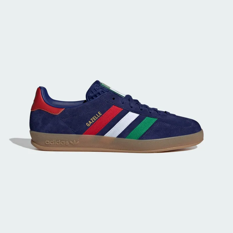 Adidas Gazelle Indoor “FIFA World Cup 2026 Italy” “Victory Blue / Green / Better Scarlet” | IH9666