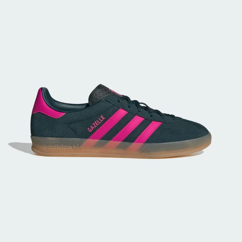 Adidas Gazelle Indoor “Aurora Ivy Shock Pink” “Aurora Ivy / Shock Pink / Gum” | JS1416