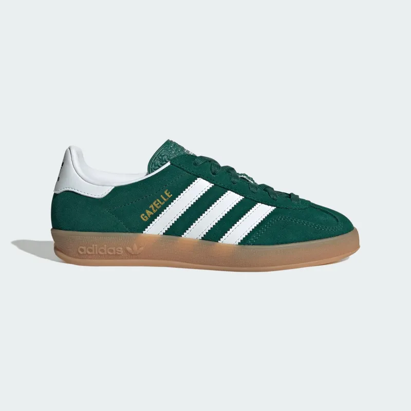 adidas Gazelle Indoor Collegiate Green Cloud White Gum | JS3800