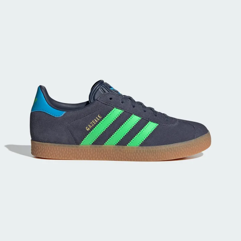 adidas Gazelle Shadow Navy Screaming Green “Shadow Navy / Screaming Green / Lucid Aquamarine” | IH6466