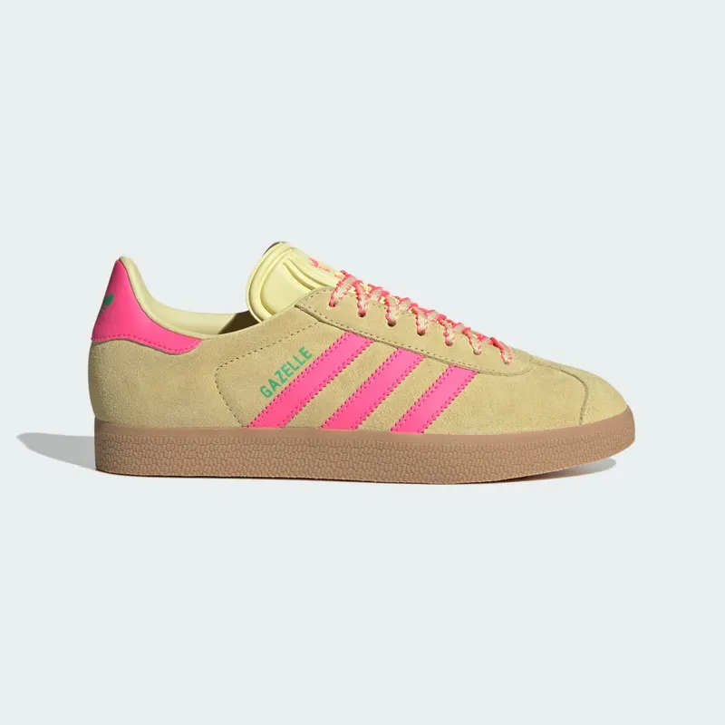 adidas Gazelle Powder Yellow Lucid Pink “Powder Yellow / Lucid Pink / Gum” | JH7211