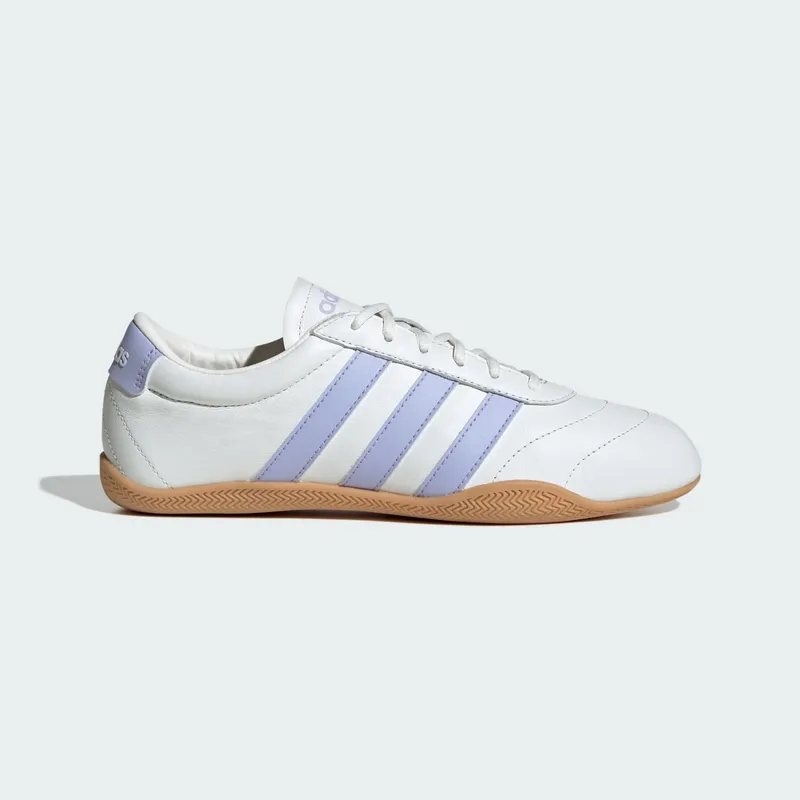 Adidas Grand Court Lo “Core White / Violet Tone / Gum” | JQ9686