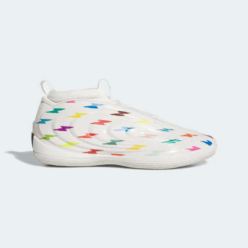 Adidas Harden Vol. 10 “Jalen Williams Thunderbolt PE” “Core White / Core White / Core Black” | KZ7544