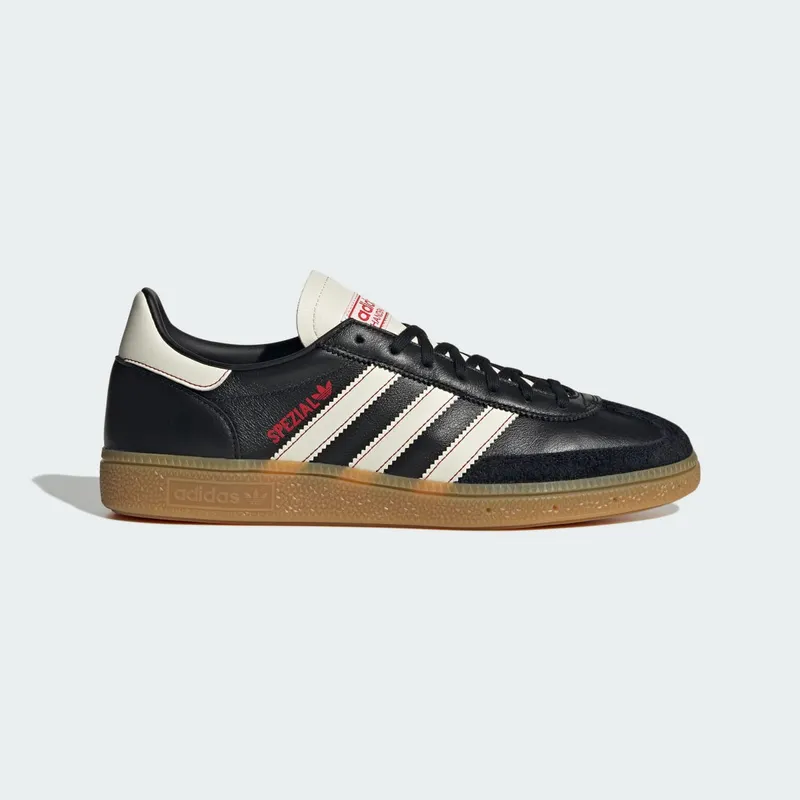 adidas Handball Spezial Core Black Off White Red “Core Black / Off White / Gum” | JH6397