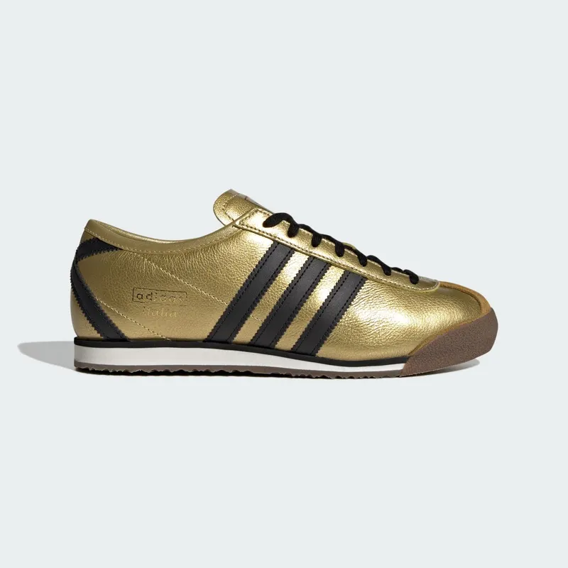 Adidas ITALIA 70S “GOLD METALLIC BLACK” “Gold Metallic / Core Black / Gum” | IH6948