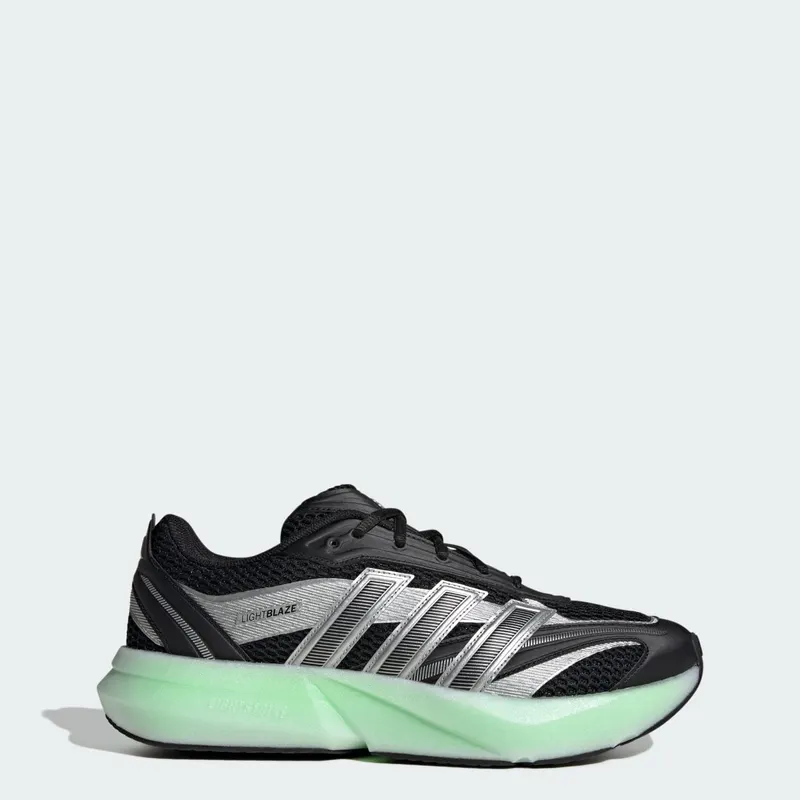 adidas Lightblaze Glow Core Black Silver Metallic Lime Burst | JP6321