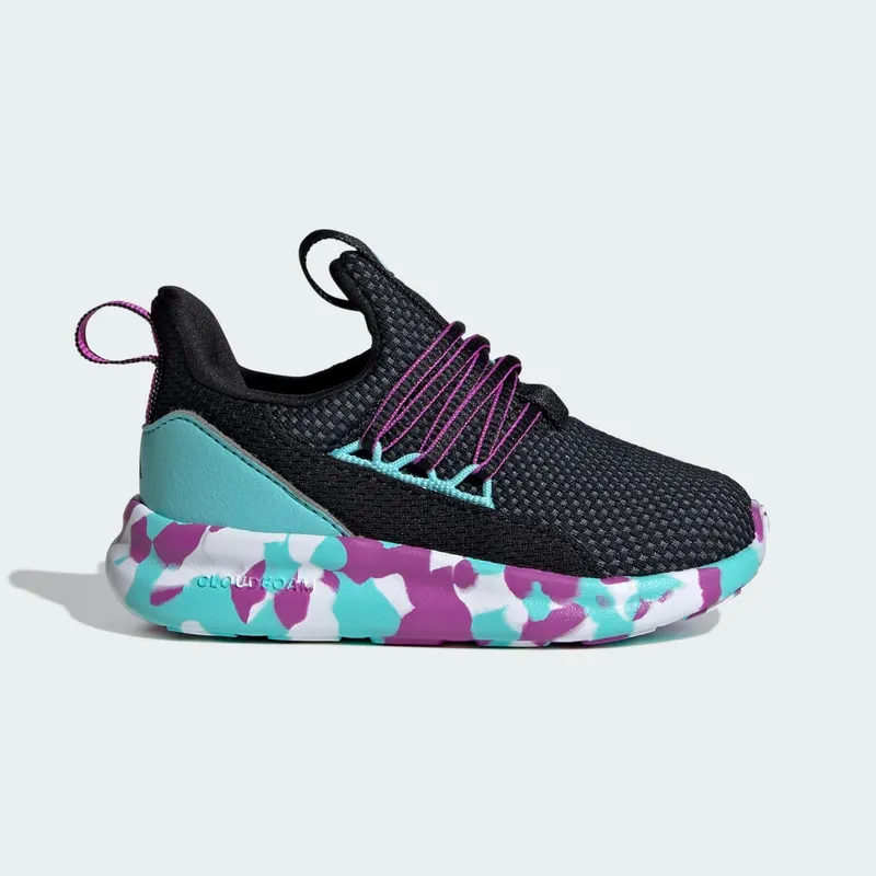adidas Lite Racer Adapt 7.0 Black Purple Burst Aqua “Core Black / Purple Burst / Flash Aqua” | JS2284