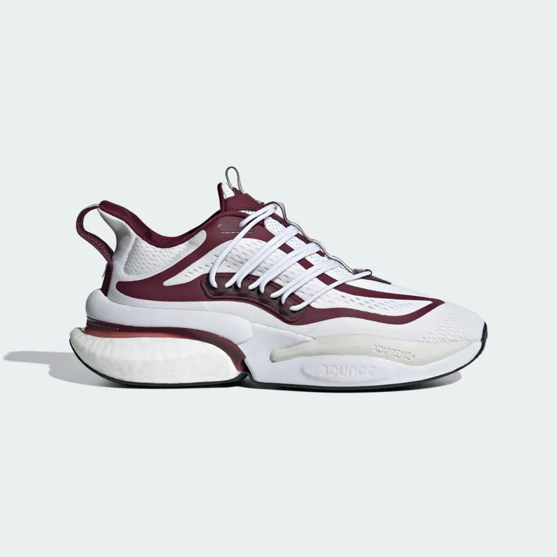 Adidas Mississippi State Alphaboost V1 “Cloud White Team Maroon Cool Grey” “Cloud White / Team Maroon 2 / Cool Grey” | IE1030