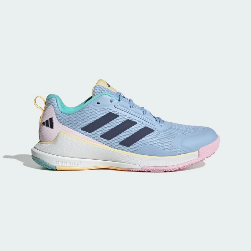 adidas Novaflight 2 Indoor Glow Blue Shadow Navy Core Black | JQ3601