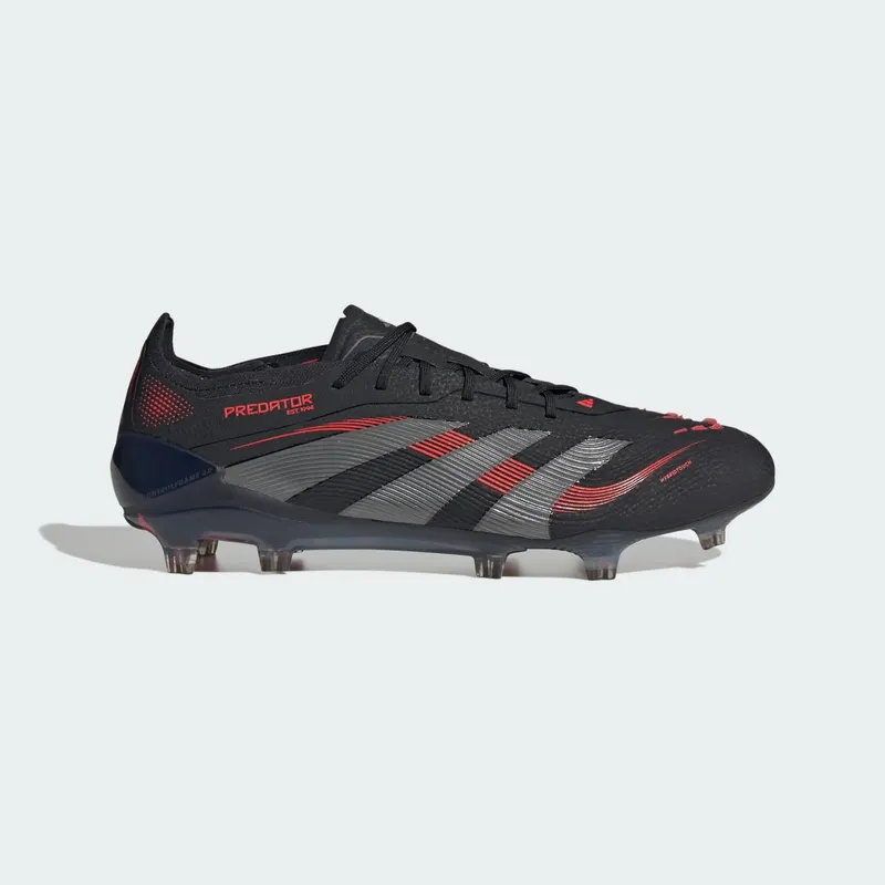 adidas Predator Elite FG Stealth Victory Pack “Core Black / Grey Four / Lucid Red” | ID3878