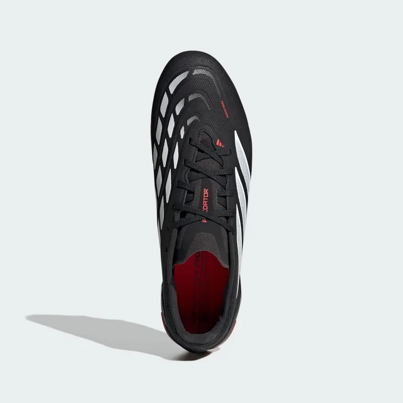 Adidas Predator League FG “Immortal DNA Pack” “Core Black / Cloud White / Lucid Red” | JR7881