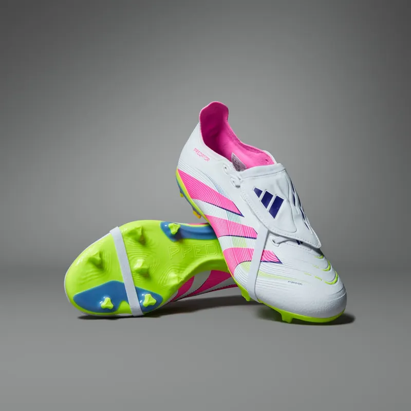 adidas Predator League Fold-Over Tongue FG/MG Celestial Victory Pack “Cloud White / Lucid Pink / Lucid Lemon” | ID1320