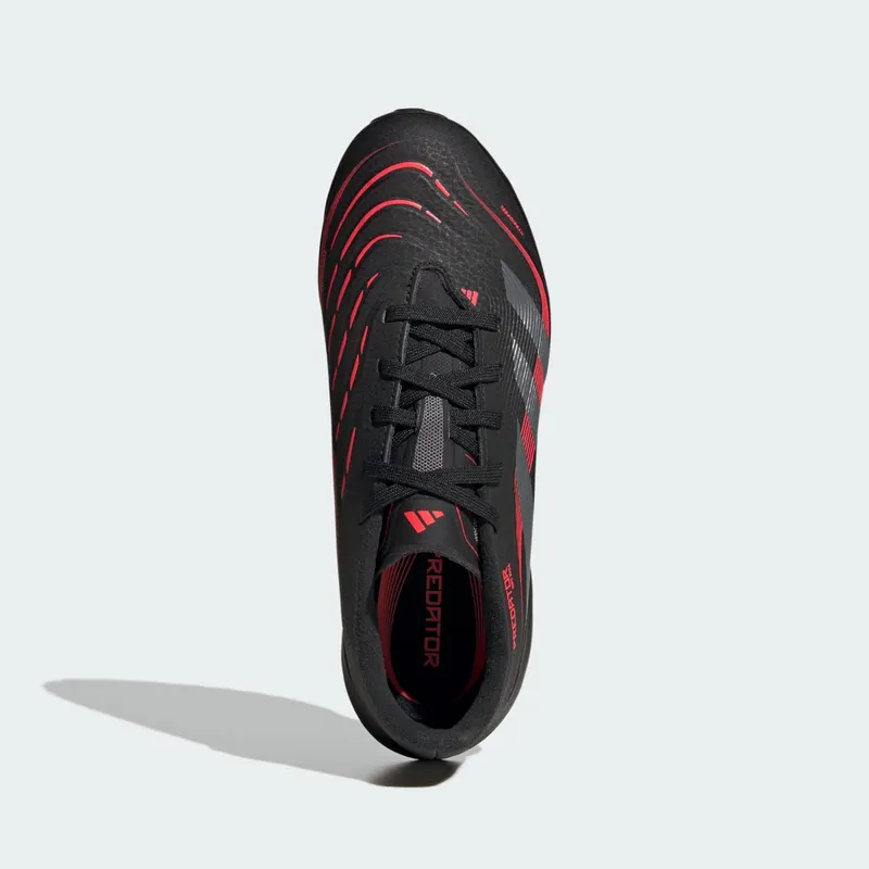 adidas Predator League Turf Stealth Victory Pack “Core Black / Grey Four / Lucid Red” | ID3800