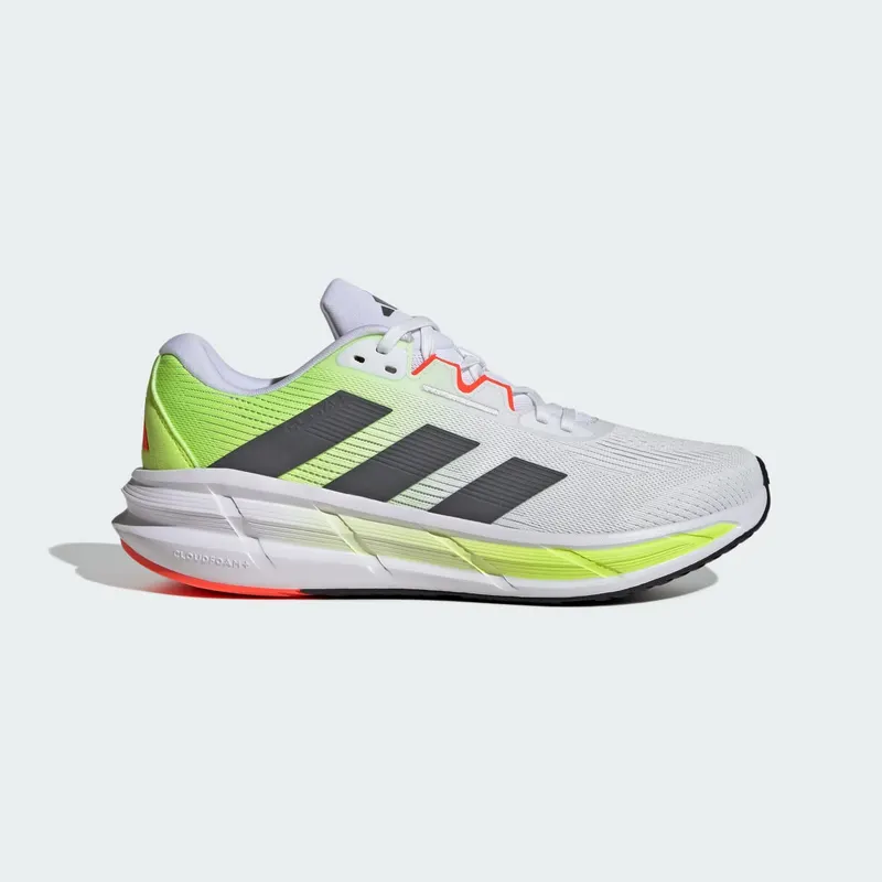 adidas Questar 3 Cloud White Grey Lucid Lemon “Cloud White / Grey Five / Lucid Lemon” | ID6319