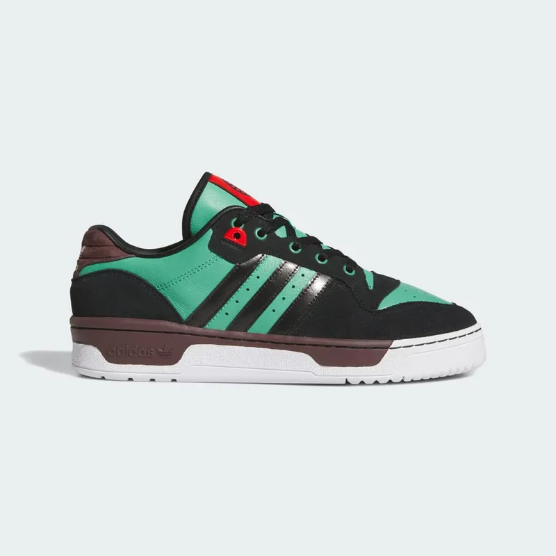 adidas Rivalry Low Demon Slayer Tanjiro “Core Black / Pantone / Pantone” | JI3312
