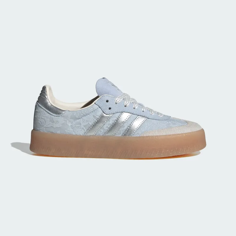 Adidas Sambae Bloemenprint Crystal Sky “Crystal Sky / Silver Metallic / Chalk Pearl” | IH1967