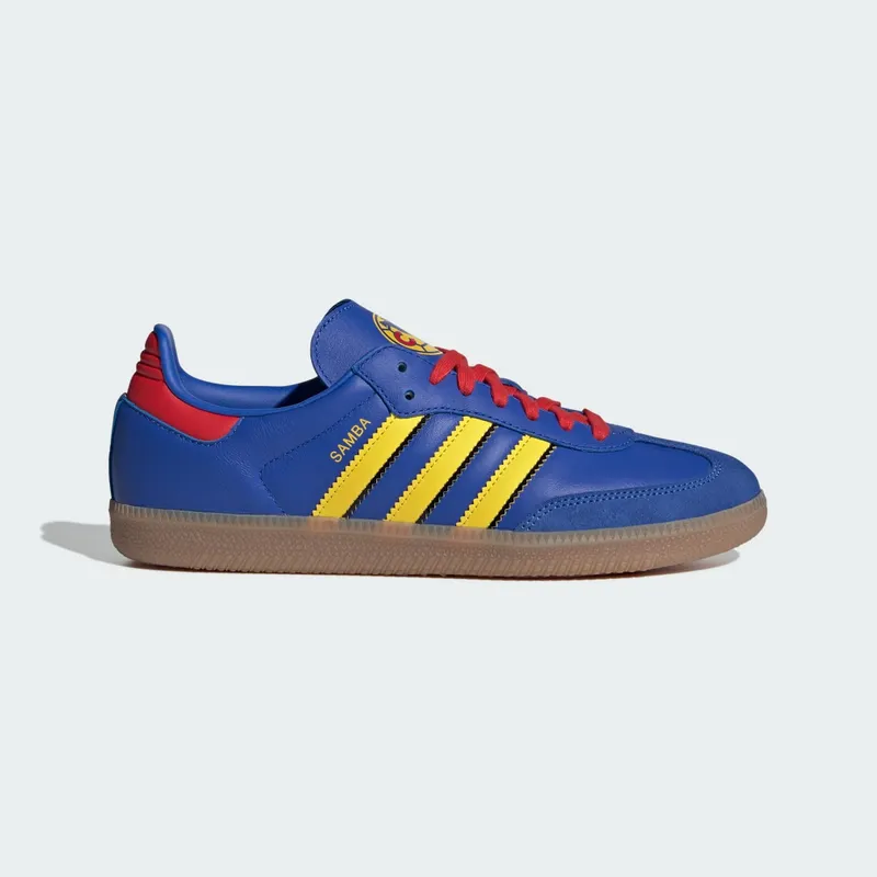 Adidas Samba “Club America” “Hi-Res Blue / Yellow / Vivid Red” | KJ3531