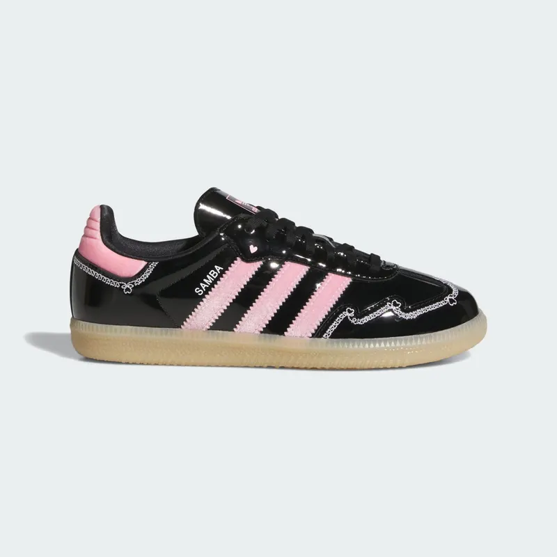 Adidas Samba OG GS “Valentine’s Day Black Light Pink (2026)” “Core Black / Cloud White / Light Pink” | KH9154