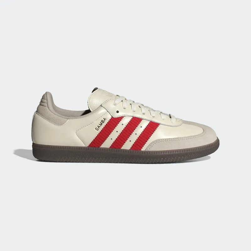 Adidas Samba OG “Off White Better Scarlet” “Off White / Better Scarlet / Gum” | IH6815