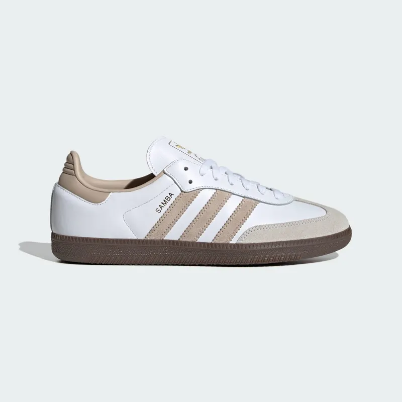adidas Samba OG Footwear White Beige Gum “Footwear White / Clay Brown / Gum 5” | JI0218