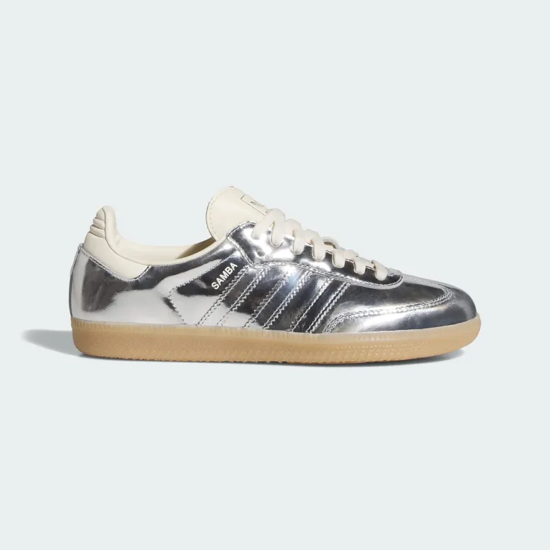 Adidas Samba OG “Silver Metallic Gum” “Silver Metallic / Silver Metallic / Gum” | KZ9318