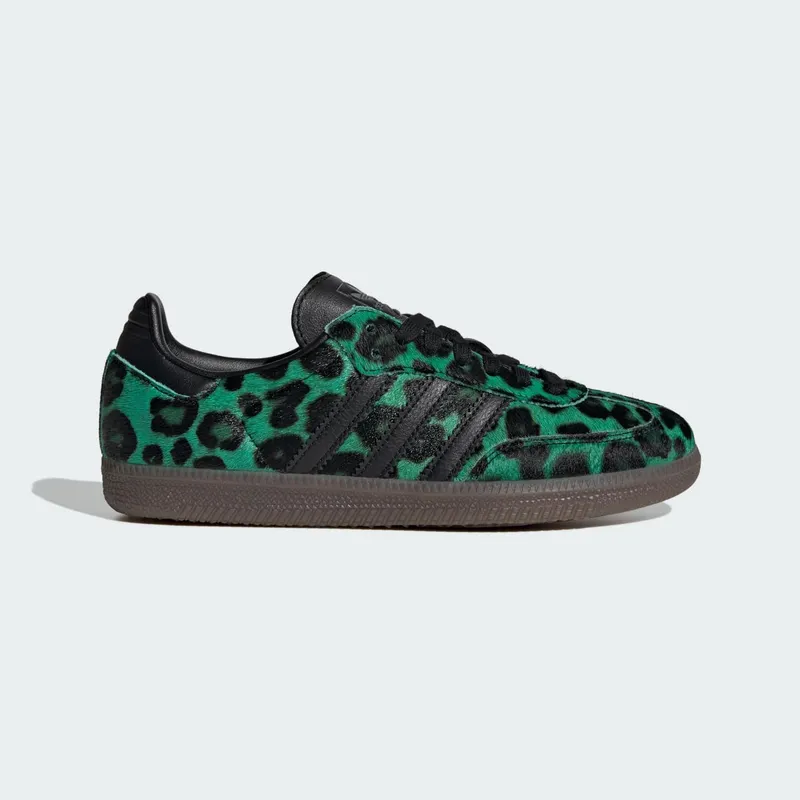 Adidas Samba OG Luipaardprint Screaming Green “Semi Screaming Green / Core Black / Gold Metallic” | HQ9374