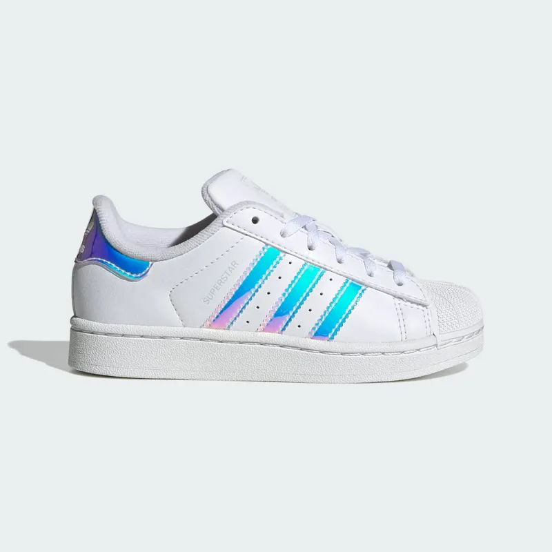 adidas Superstar II White Iridescent Stripes “Cloud White / White / Halo Blue” | JQ1789