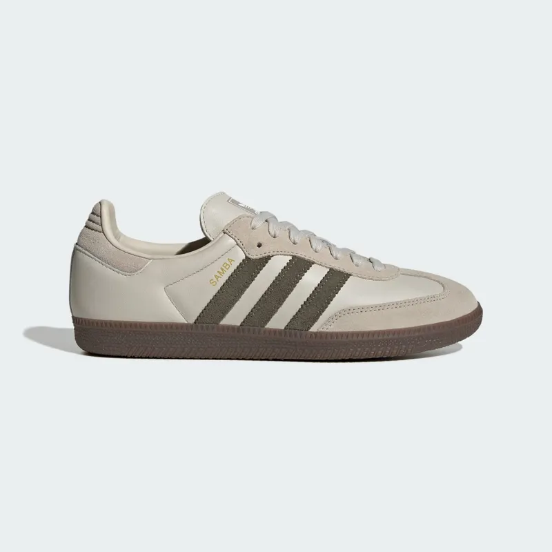 Adidas Samba OG “Aluminum Dark Khaki” “Alumina / Medium Dark Khaki / Gum” | JR0893