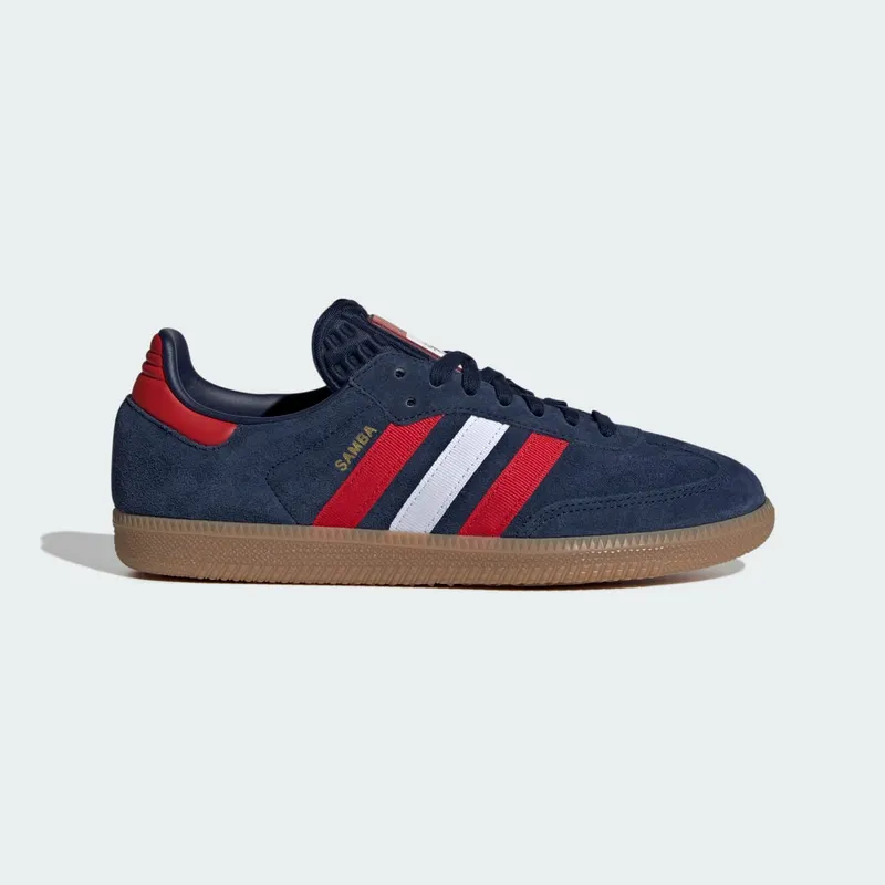 Adidas Samba OG “FIFA World Cup 2026 Night Indigo Scarlet” “Night Indigo / Better Scarlet / Cloud White” | IH6828