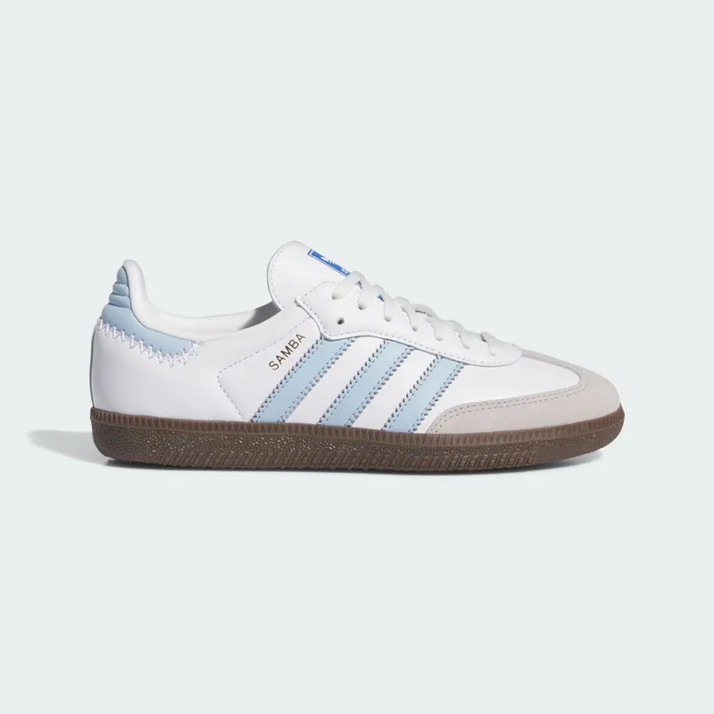 adidas Samba White Clear Sky “Footwear White / Clear Sky / Blue” | JI2009